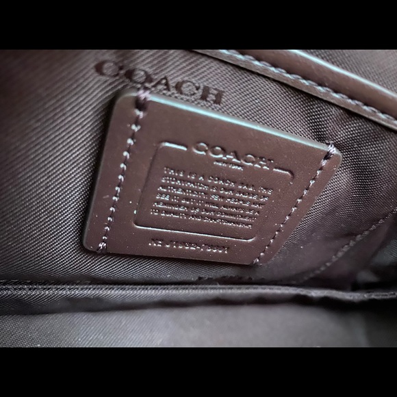 COACH Refined Calf Leather Chain Crossbody - Picture 6 of 7